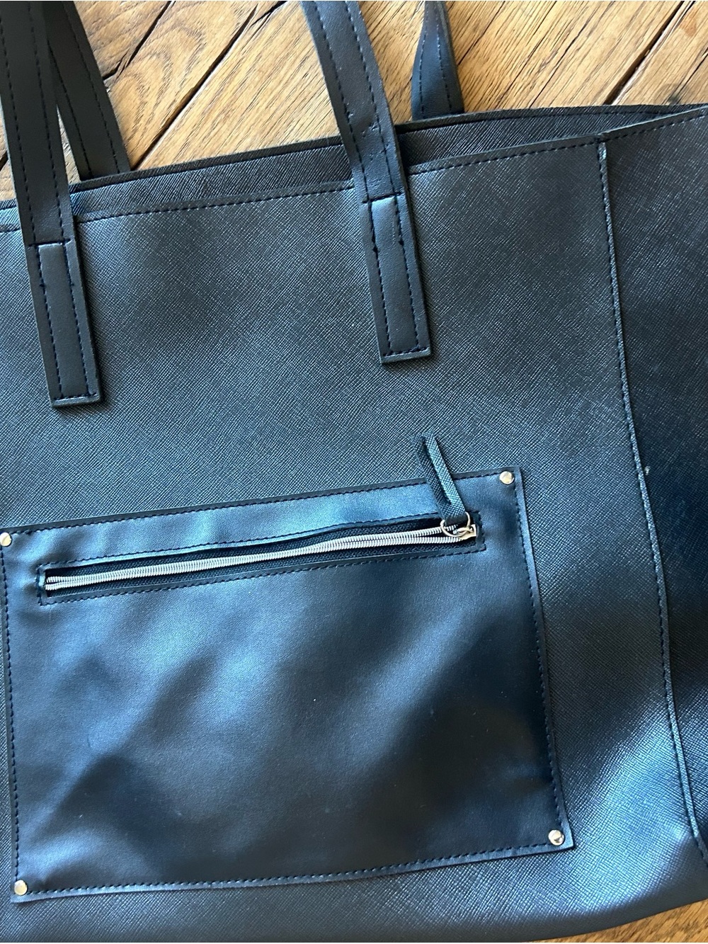 3 purse tote bags Rust black Bag - Stylish Everyday laptop denim - Picture 7 of 10